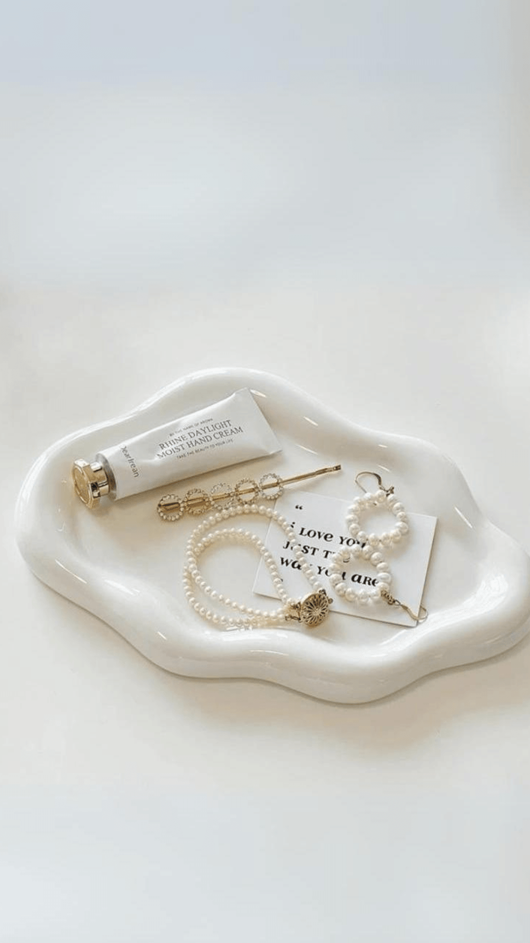 Handgefertigtes Deko Tablett Cloud