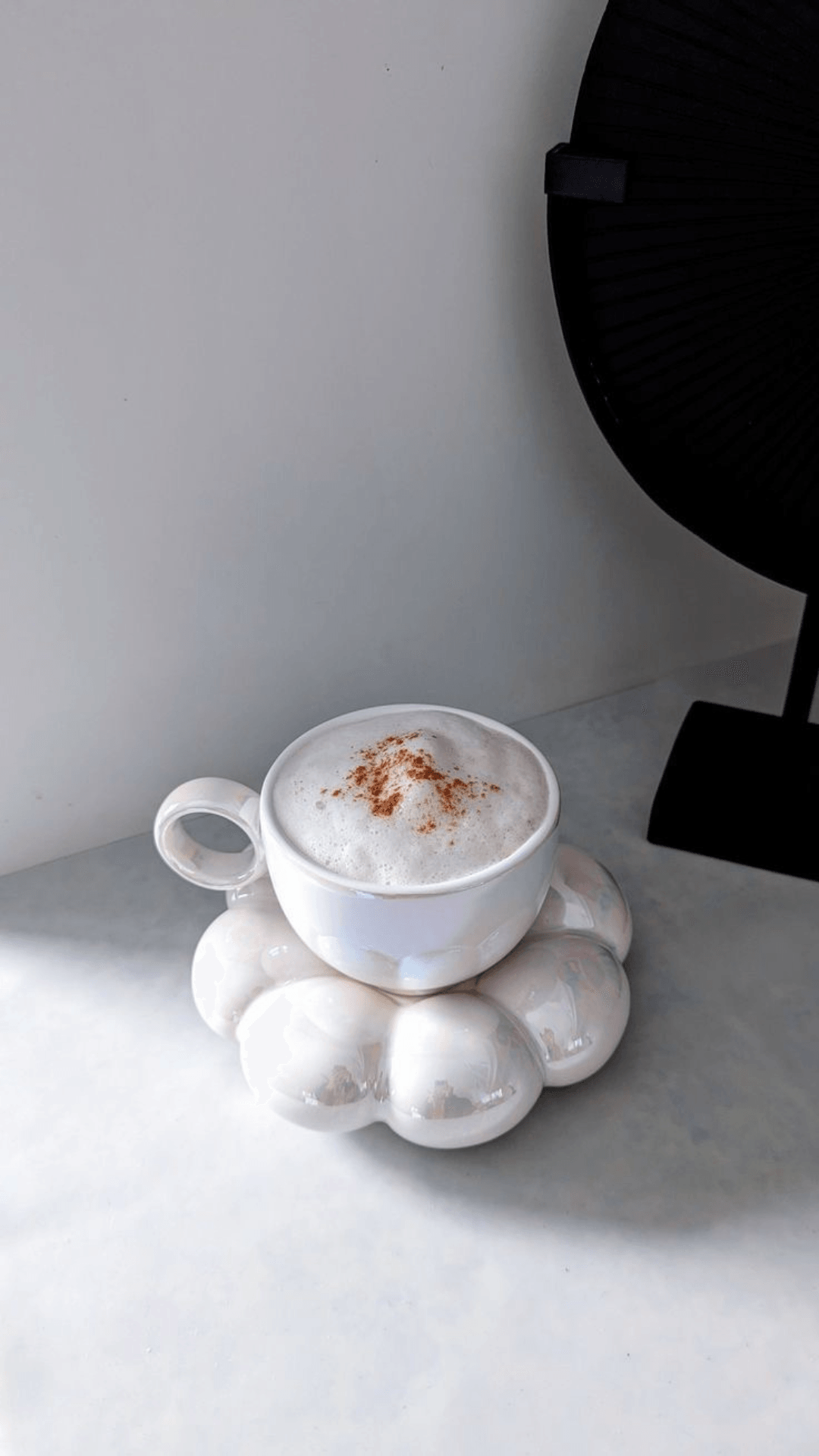 Keramik Tasse Maya mit Untertasse