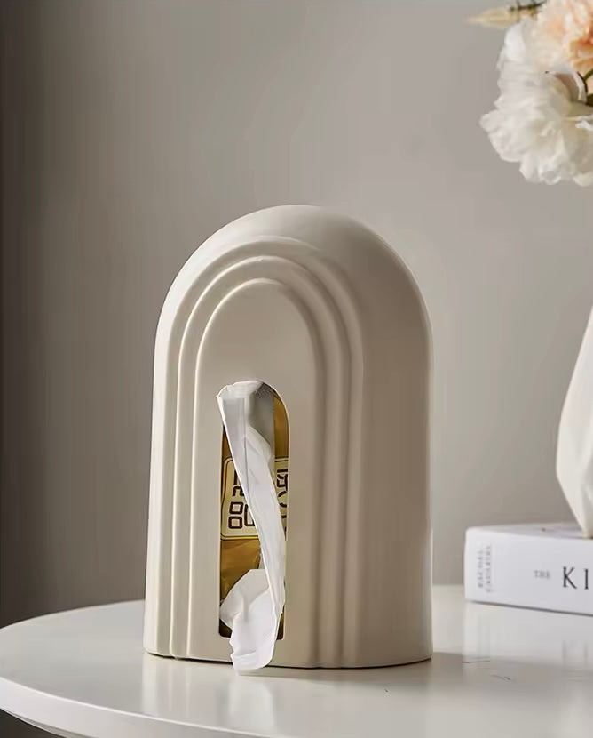 Taschentuchbox aus Keramik