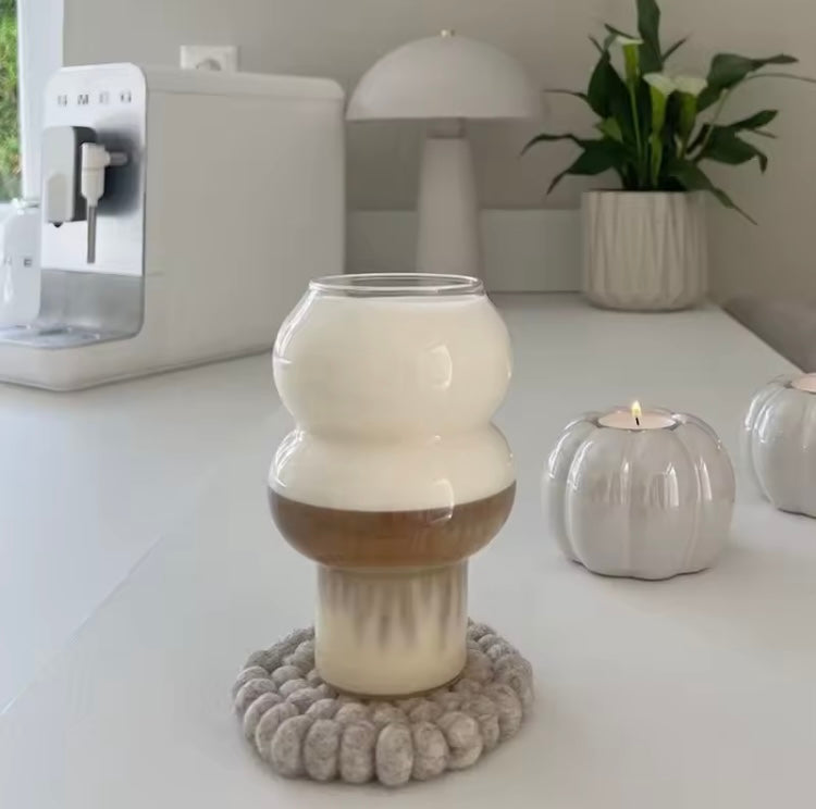 Bubble Designglas - Pilz inspiriertes Design