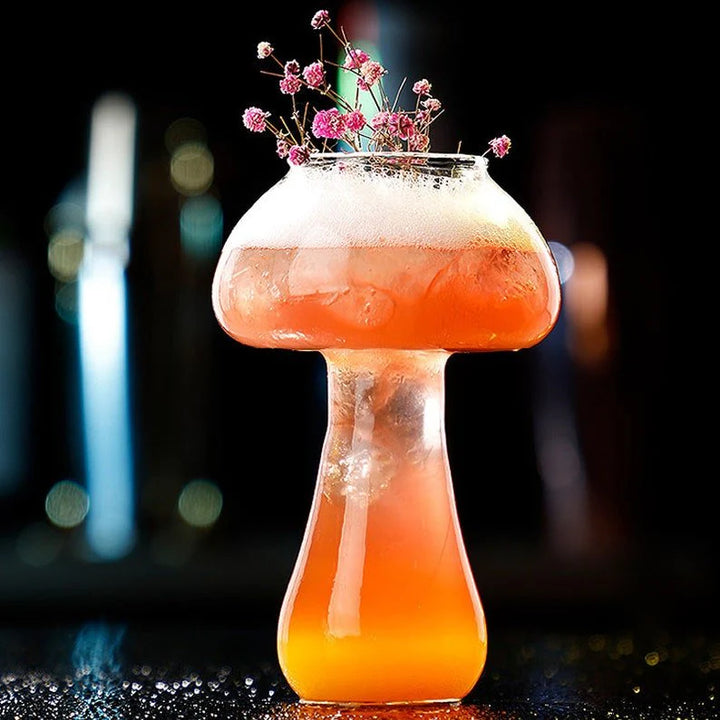 Lumi Cocktailglas - Pilz-inspiriertes Design - Elegantes Glas für Drinks & Cocktails